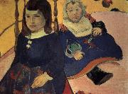 Paul Gauguin two children oil painting picture wholesale